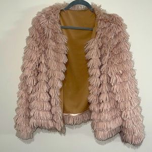 Tan fluffy jacket